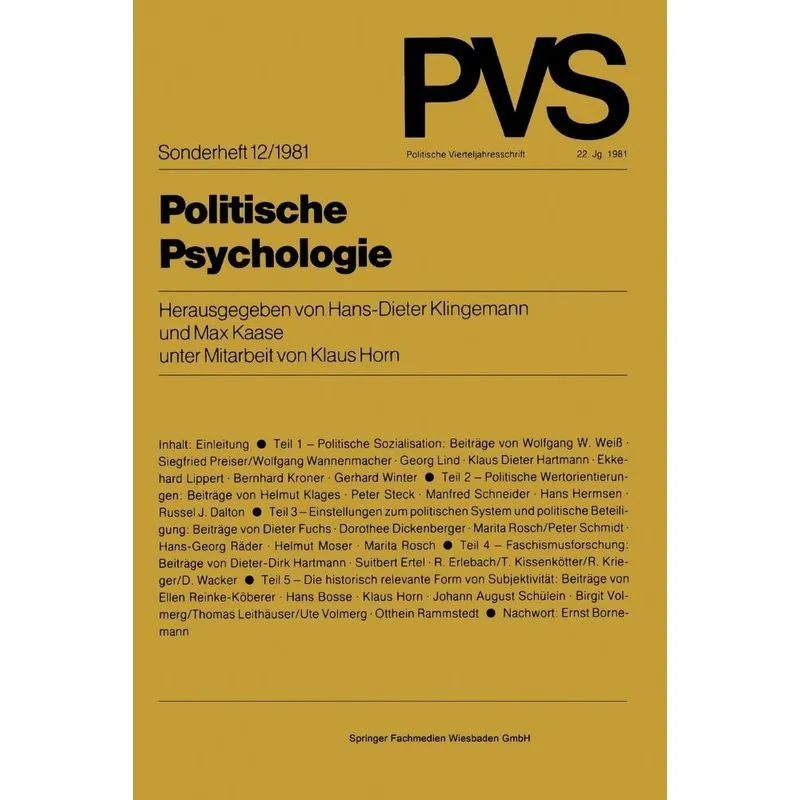 Politische Psychologie