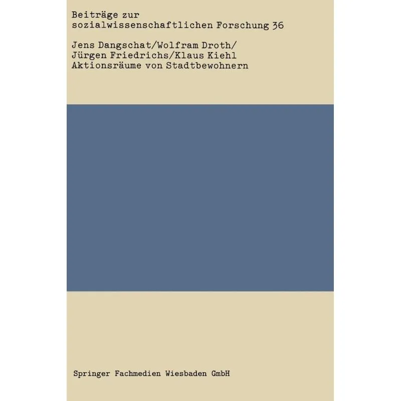 Aktionsraume Von Stadtbewohnern