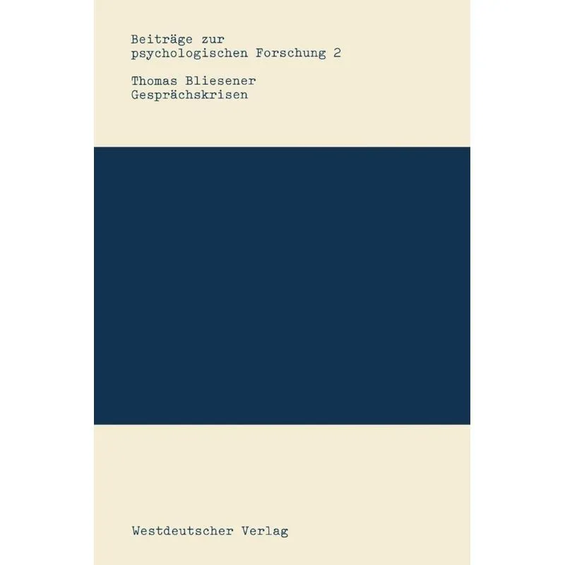 Gesprächskrisen
