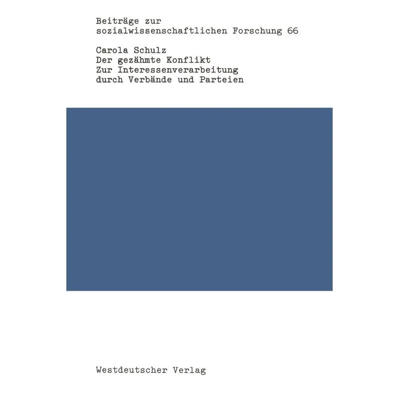 Der gezähmte Konflikt