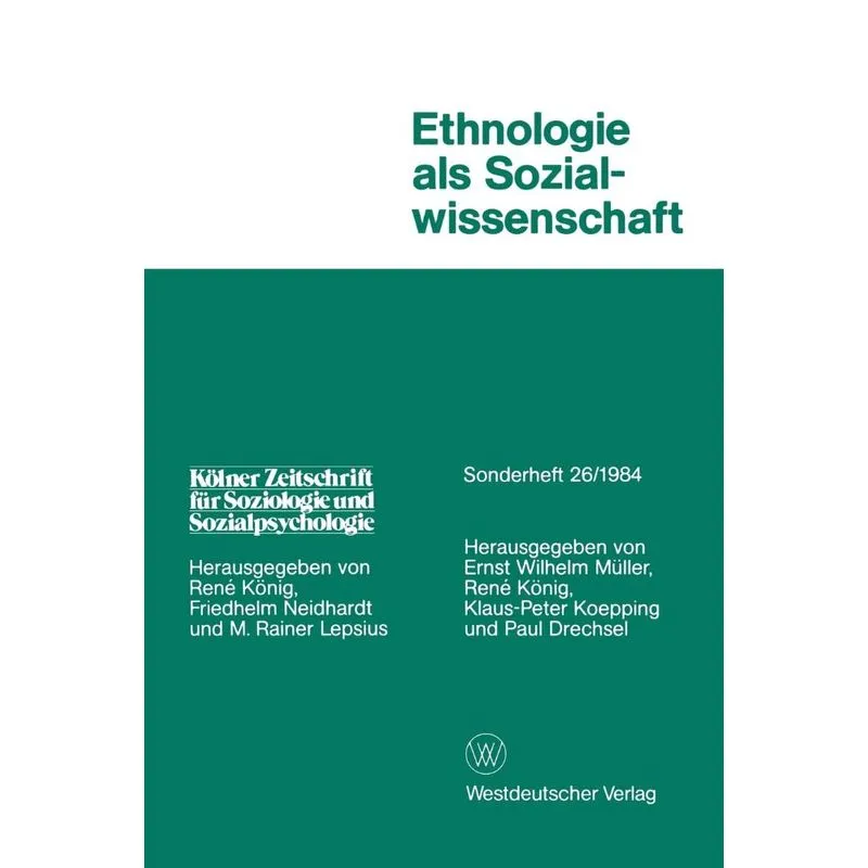 Ethnologie ALS Sozialwissenschaft