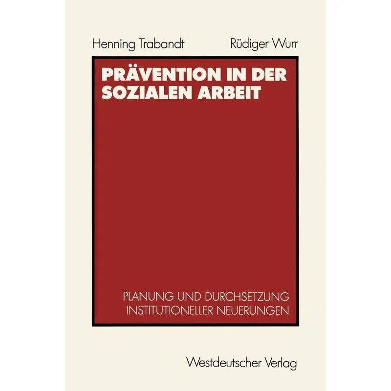 Prävention in der sozialen Arbeit