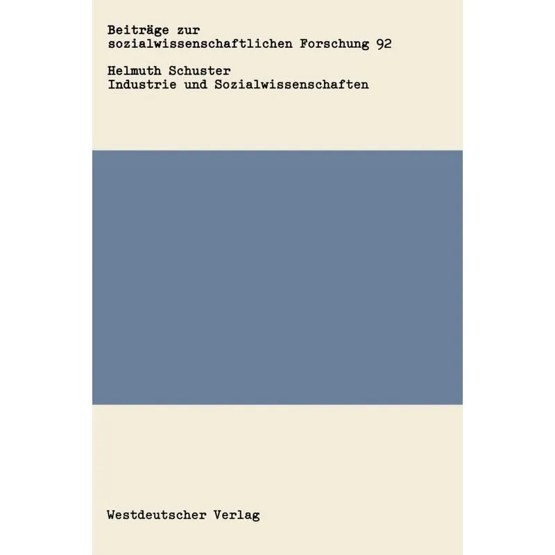 Industrie und Sozialwissenschaften