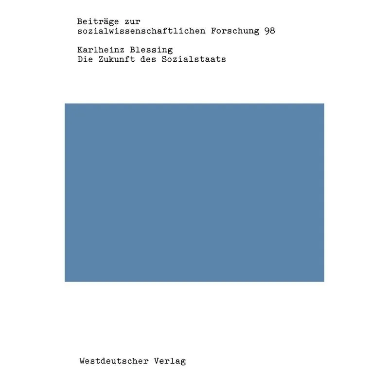 Die Zukunft des Sozialstaats