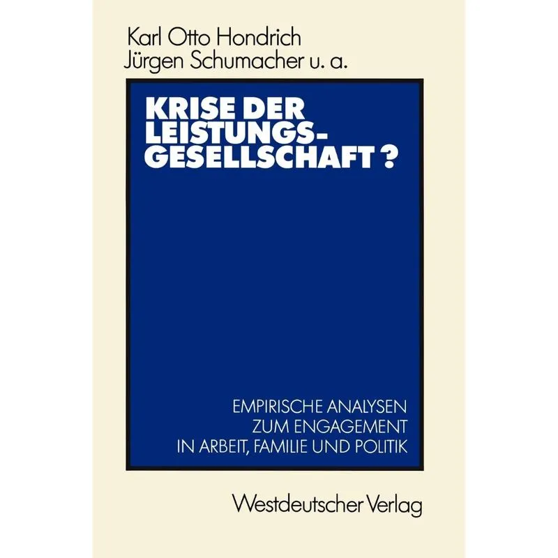 Krise Der Leistungsgesellschaft?