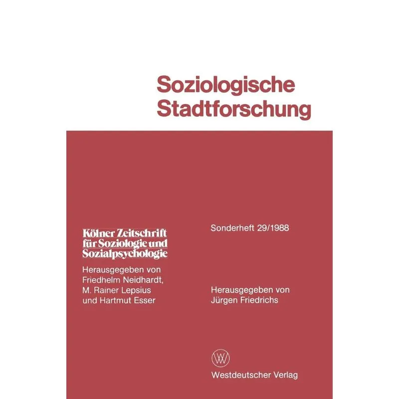 Soziologische Stadtforschung