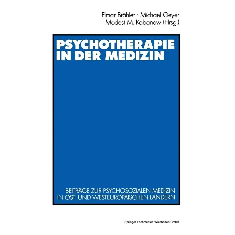 Psychotherapie in der Medizin