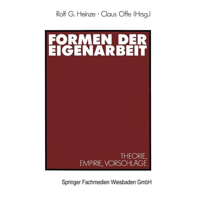 Formen der Eigenarbeit
