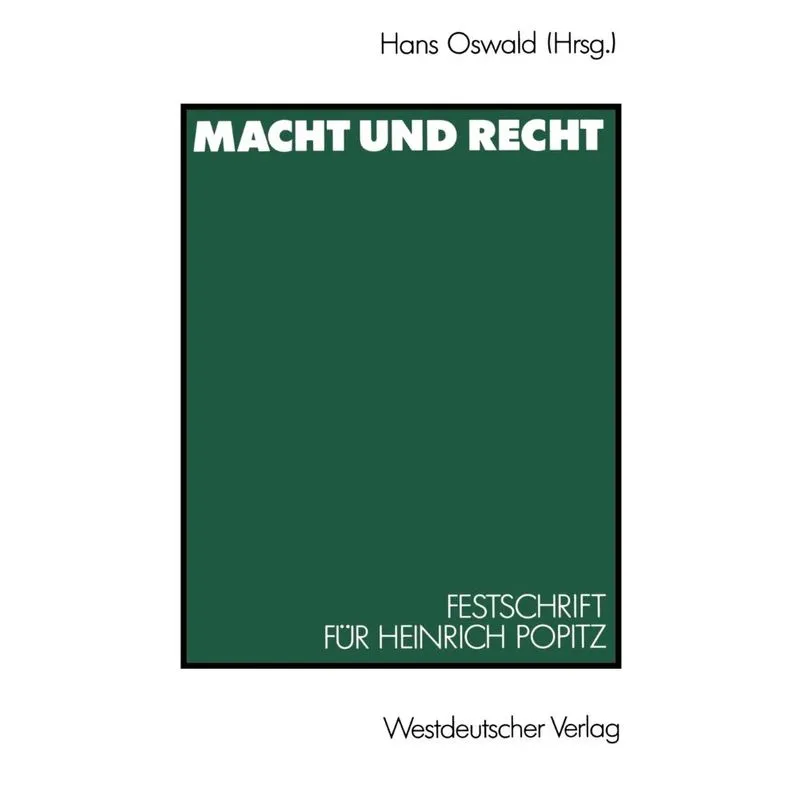 Macht Und Recht