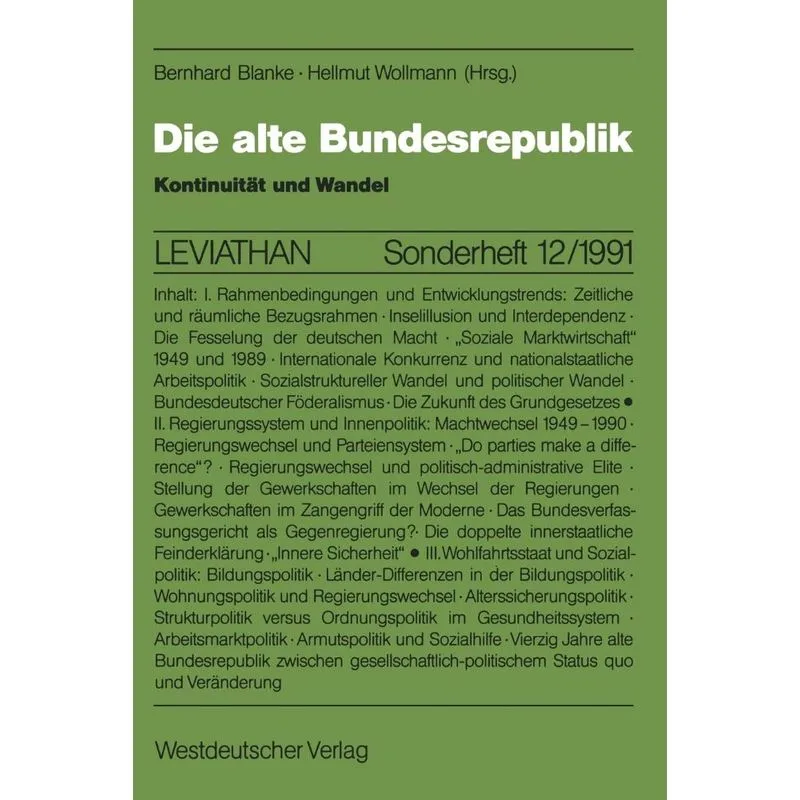 Die Alte Bundesrepublik