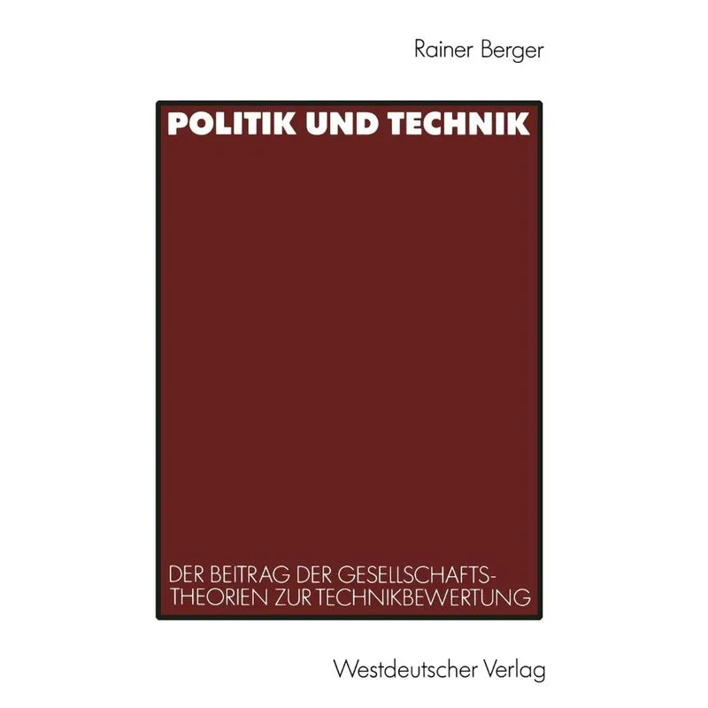 Politik Und Technik