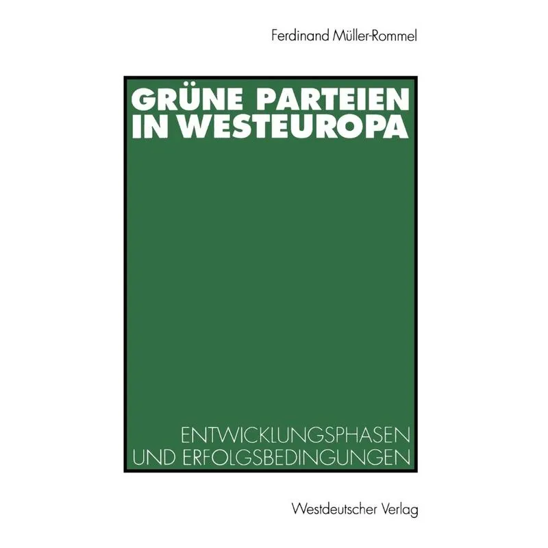 Grüne Parteien in Westeuropa