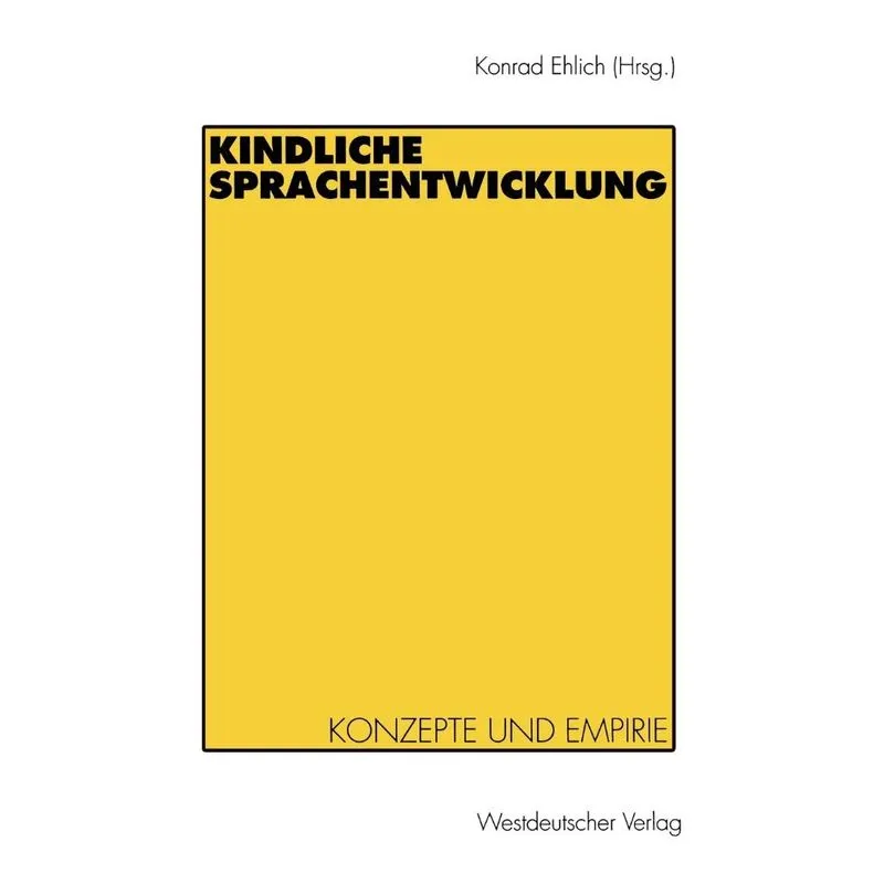 Kindliche Sprachentwicklung