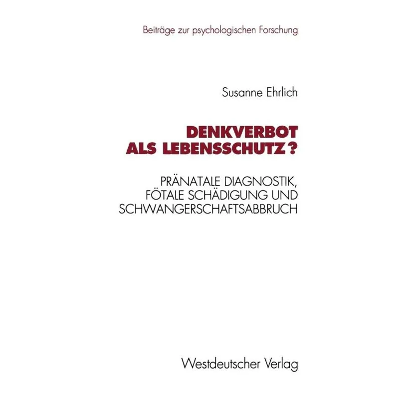 Denkverbot ALS Lebensschutz?