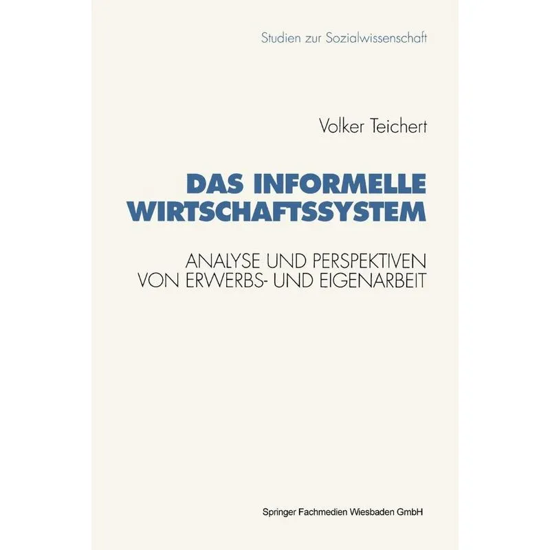 Das informelle Wirtschaftssystem
