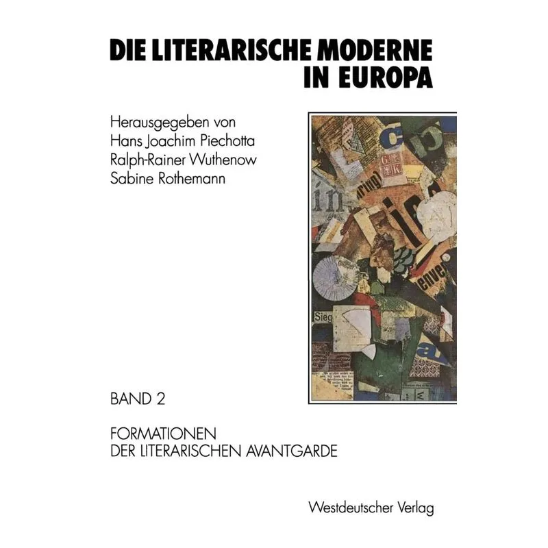 Die literarische Moderne in Europa