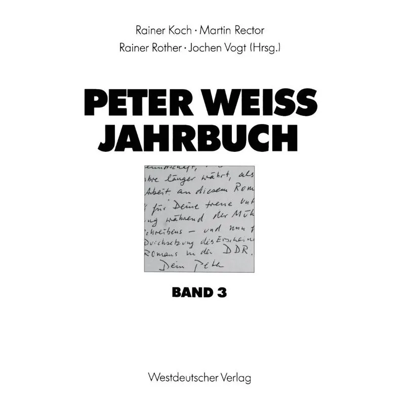 Peter Weiss Jahrbuch 3