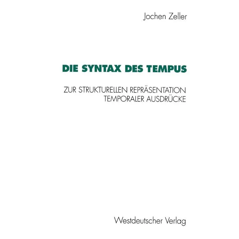 Die Syntax des Tempus