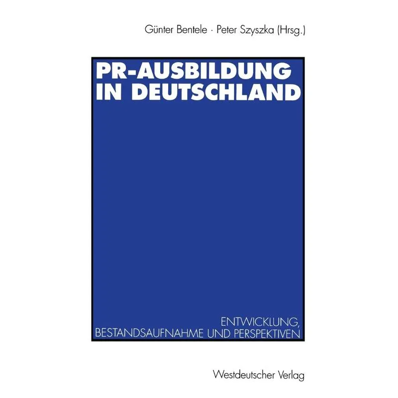PR-Ausbildung in Deutschland