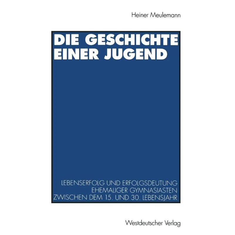 Die Geschichte einer Jugend