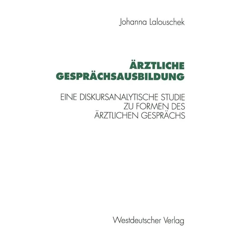 Ärztliche Gesprächsausbildung