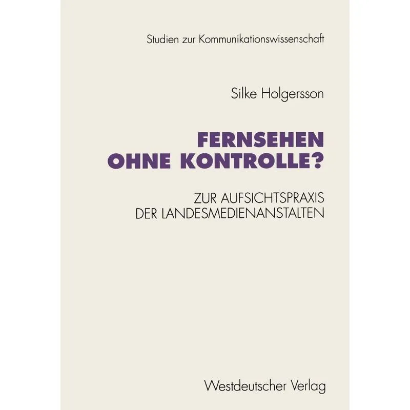 Fernsehen Ohne Kontrolle?