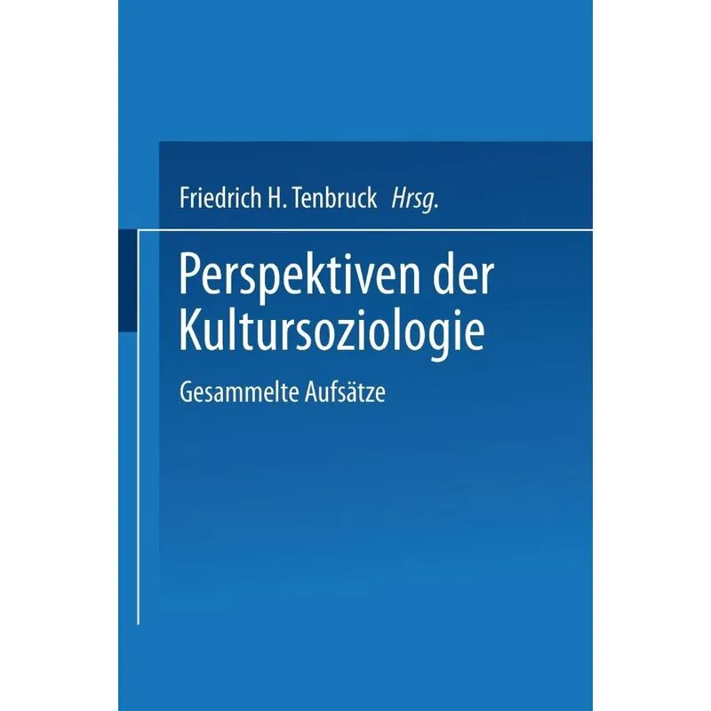 Perspektiven der Kultursoziologie
