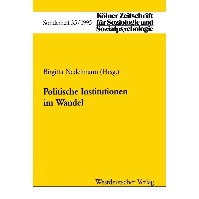 Politische Institutionen im Wandel