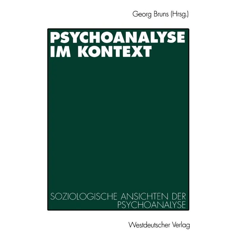 Psychoanalyse Im Kontext