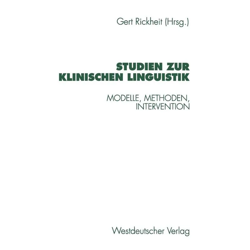 Studien zur Klinischen Linguistik