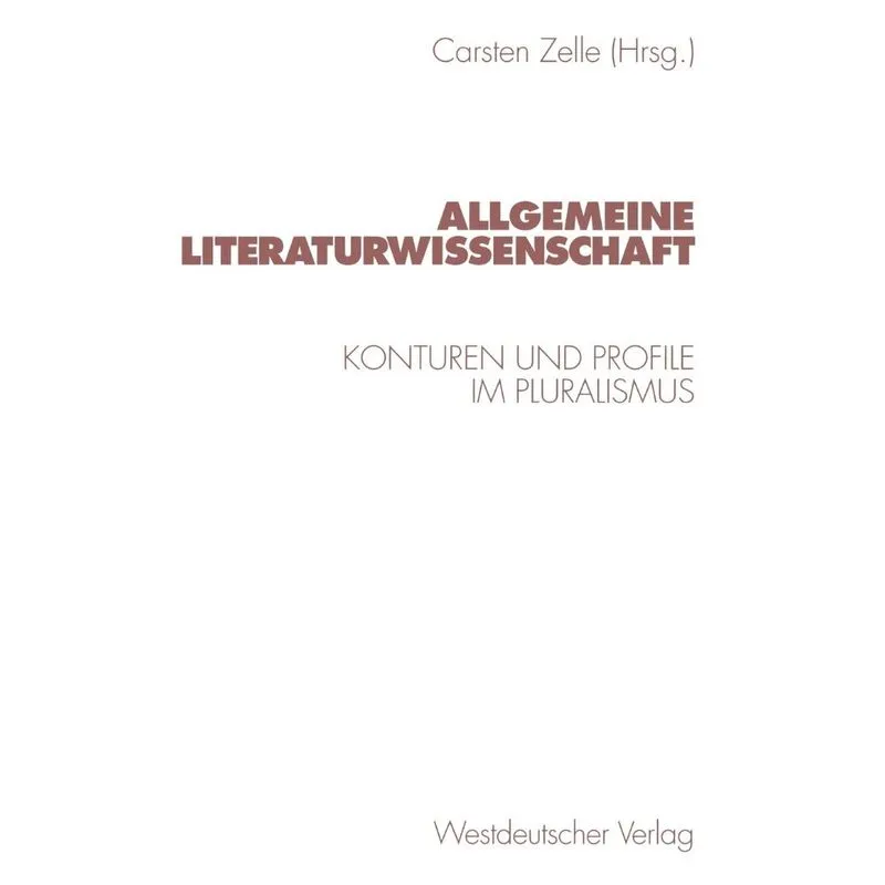 Allgemeine Literaturwissenschaft