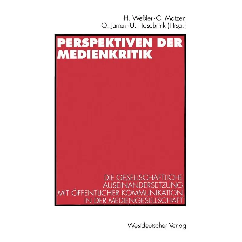 Perspektiven der Medienkritik