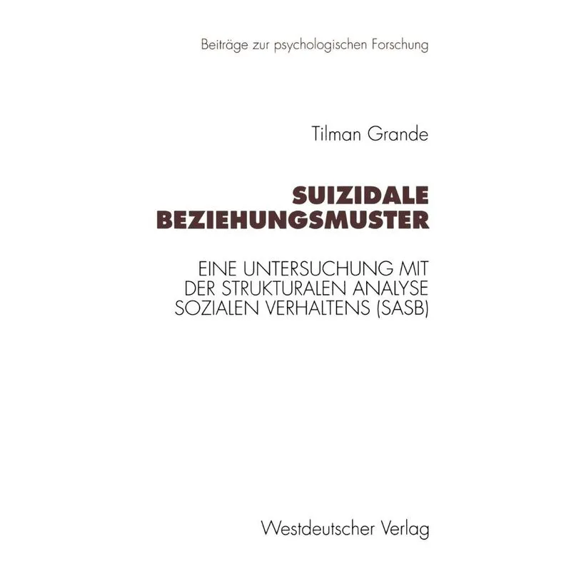 Suizidale Beziehungsmuster
