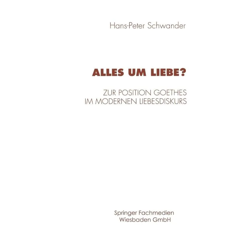 Alles Um Liebe?