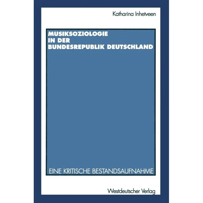 Musiksoziologie in der Bundesrepublik Deutschland