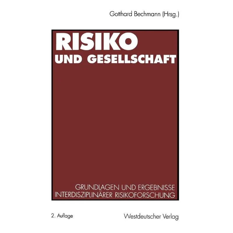Risiko und Gesellschaft