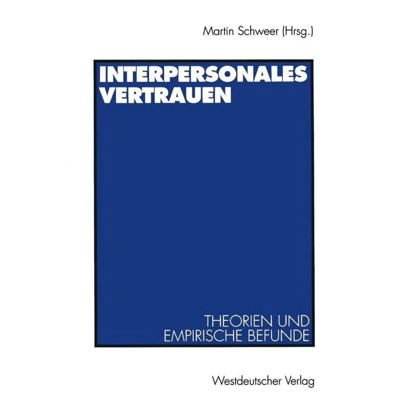 Interpersonales Vertrauen