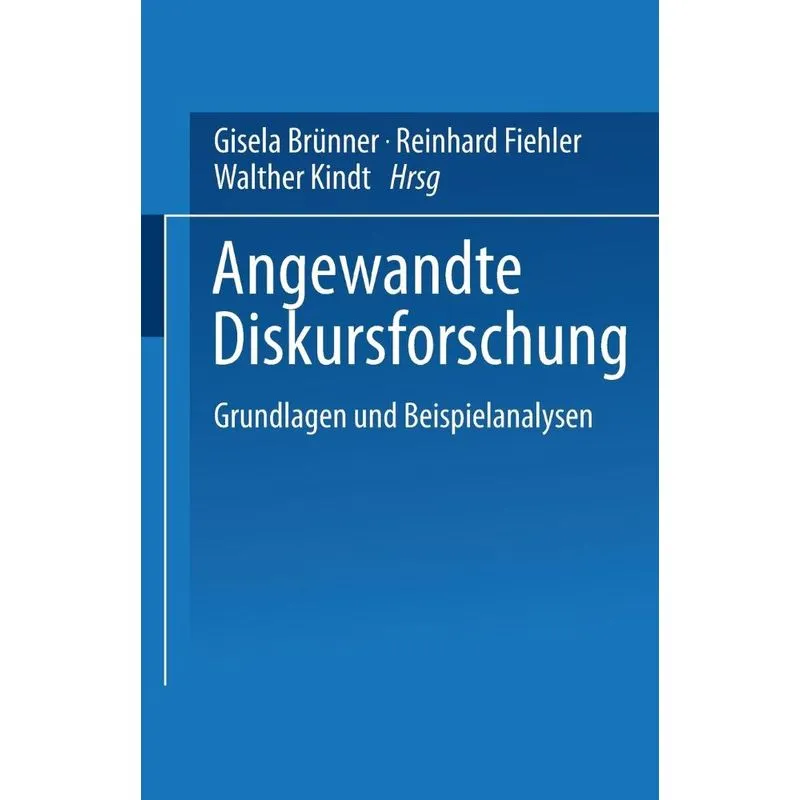 Angewandte Diskursforschung