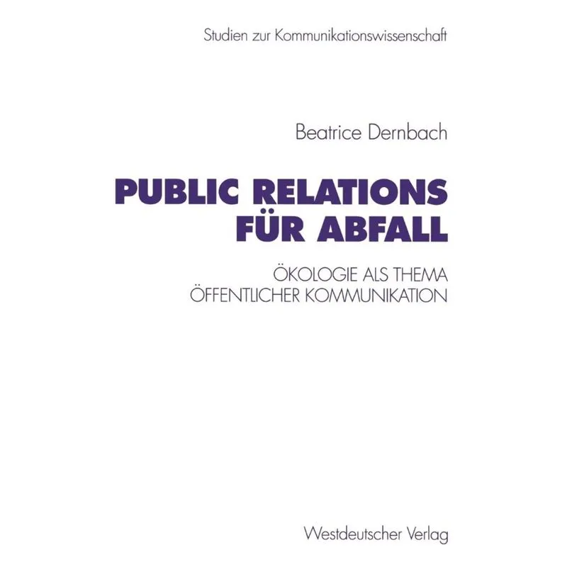 Public Relations für Abfall