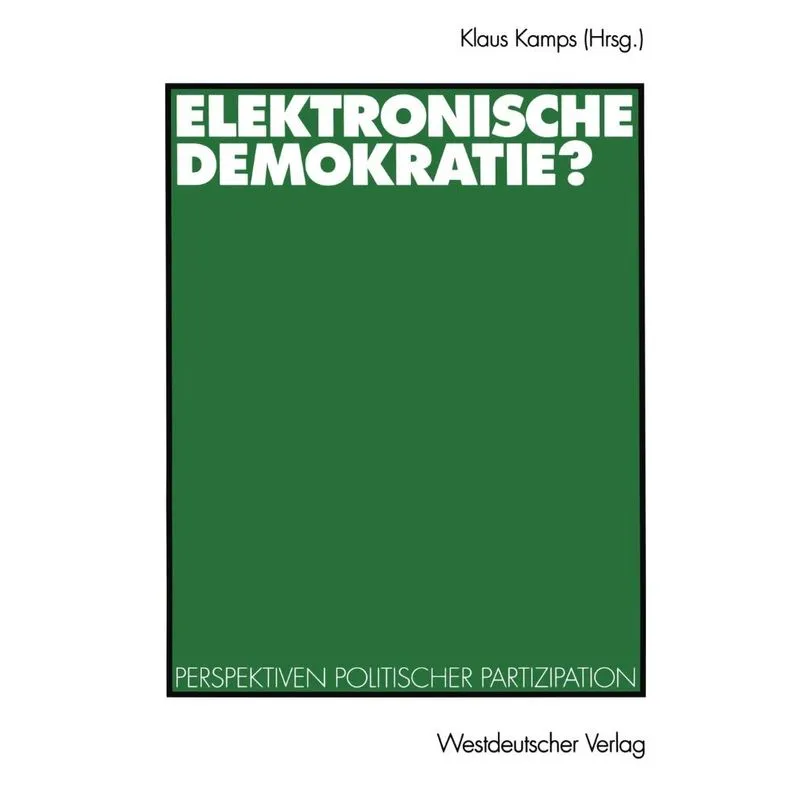 Elektronische Demokratie?