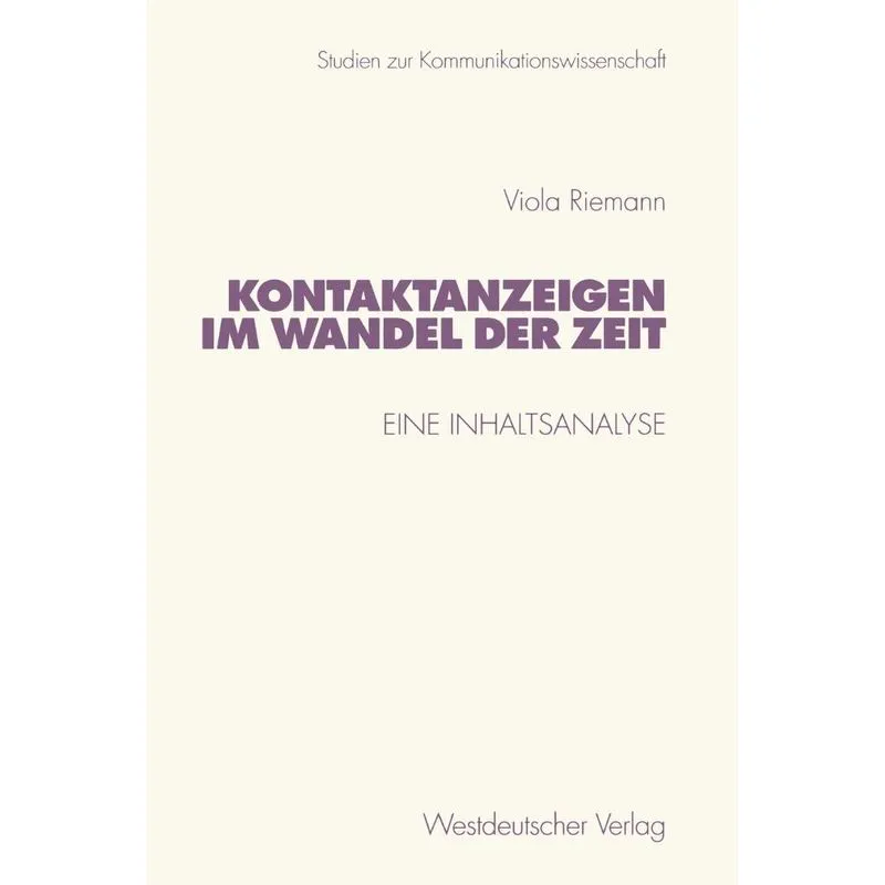 Kontaktanzeigen im Wandel der Zeit