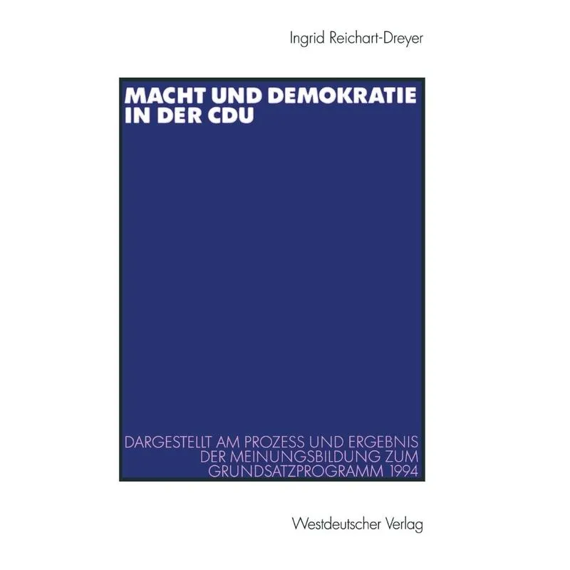 Macht und Demokratie in der CDU