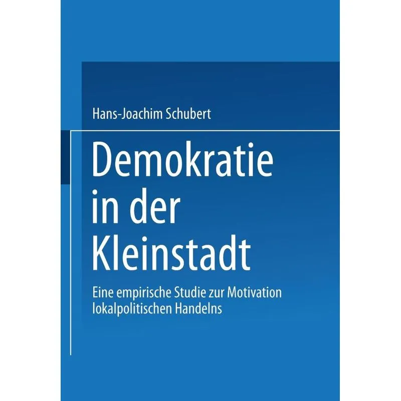 Demokratie in der Kleinstadt