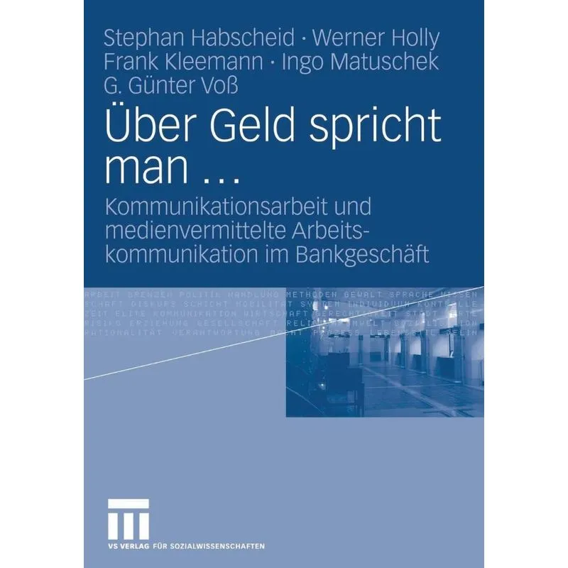 Über Geld spricht man ...