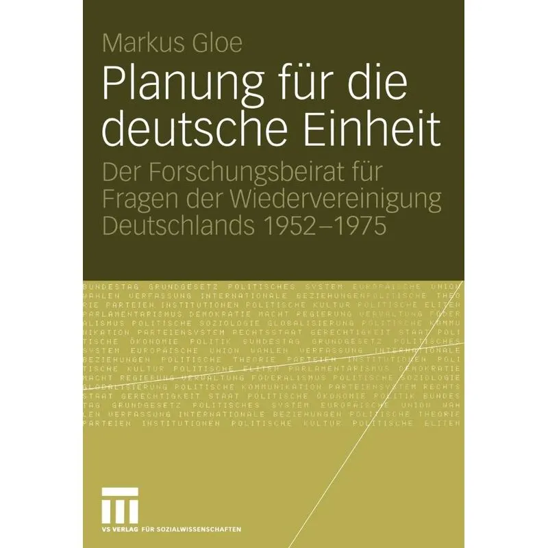 Planung für die deutsche Einheit