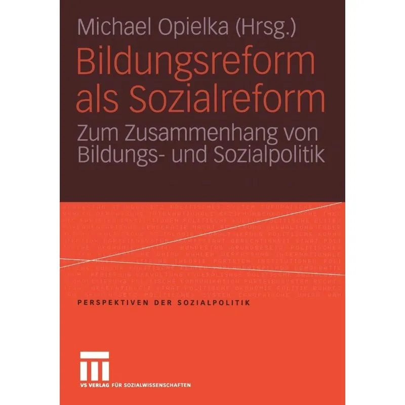 Bildungsreform als Sozialreform