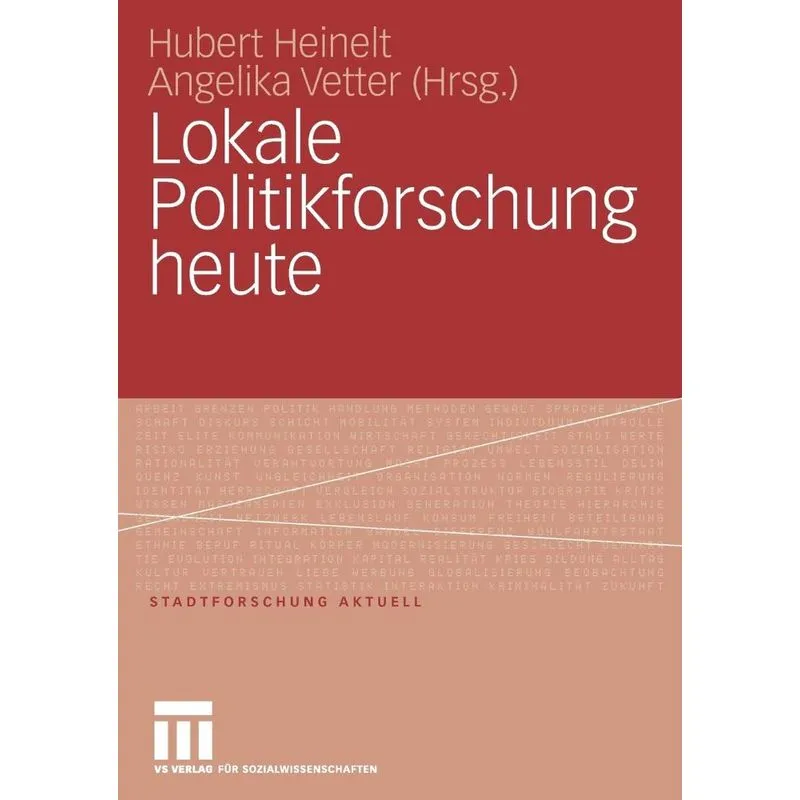 Lokale Politikforschung heute