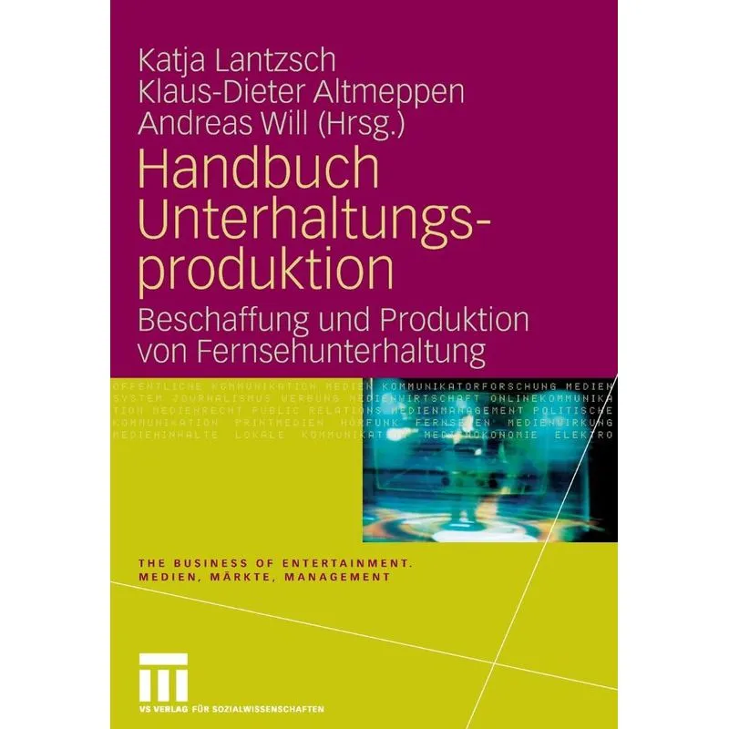 Handbuch Unterhaltungsproduktion