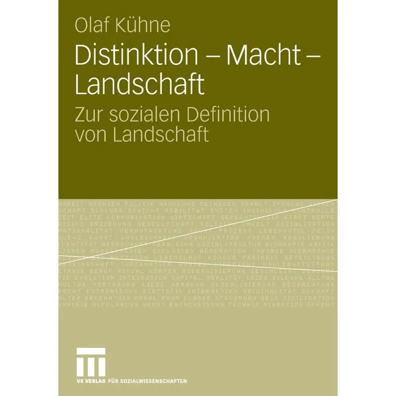 Distinktion - Macht - Landschaft