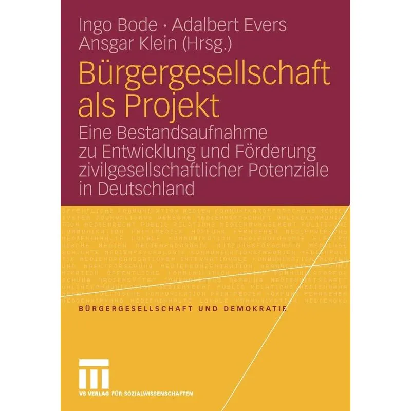 Bürgergesellschaft als Projekt